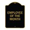 Signmission Designer Series Sign-Parking Stencil, Black & Gold Aluminum Sign, 18" x 24", BG-1824-23351 A-DES-BG-1824-23351 - alternate 1